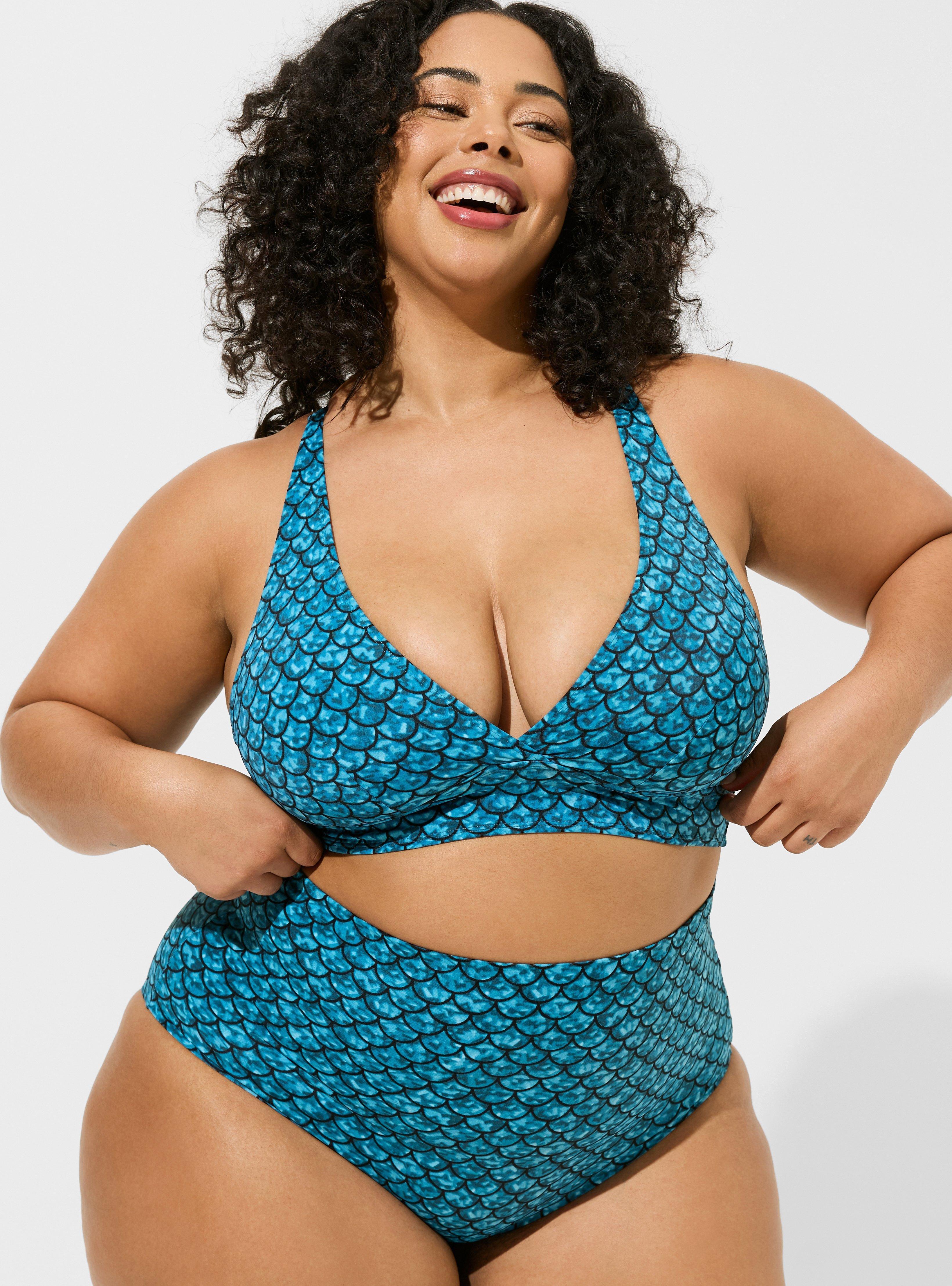 Plus Size - Wireless Triangle Bikini Top - Torrid