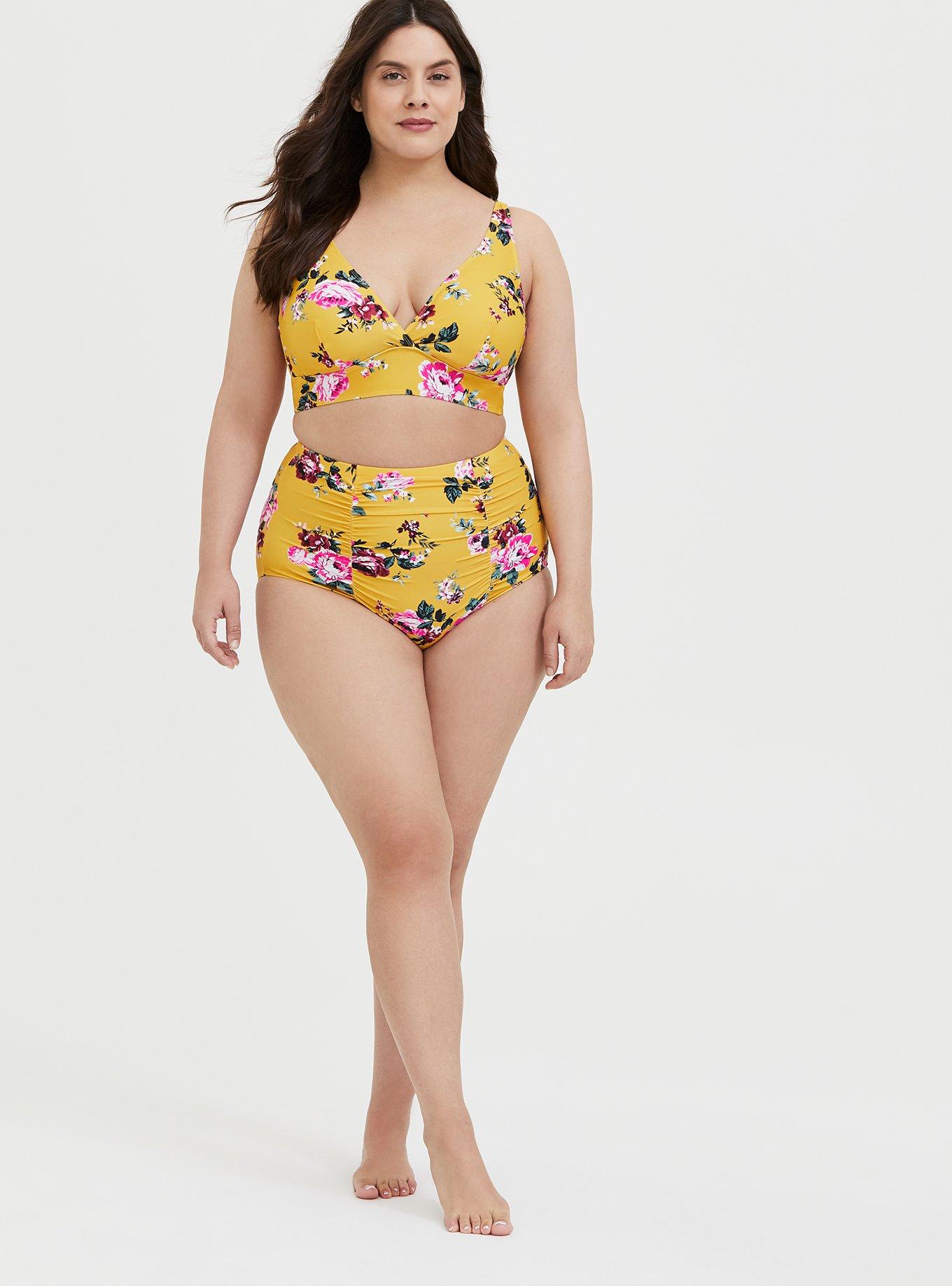 Plus Size - Wireless Triangle Bikini Top - Torrid