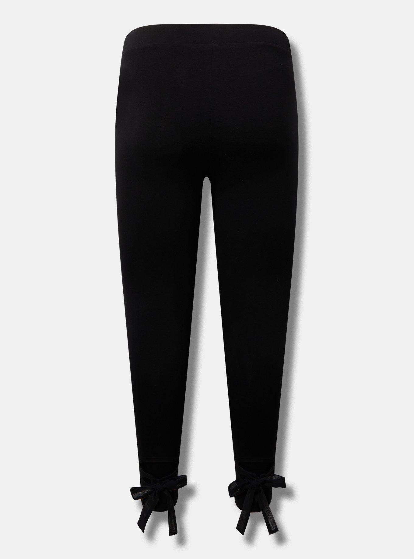 Crop Signature Waist Back Tie Legging