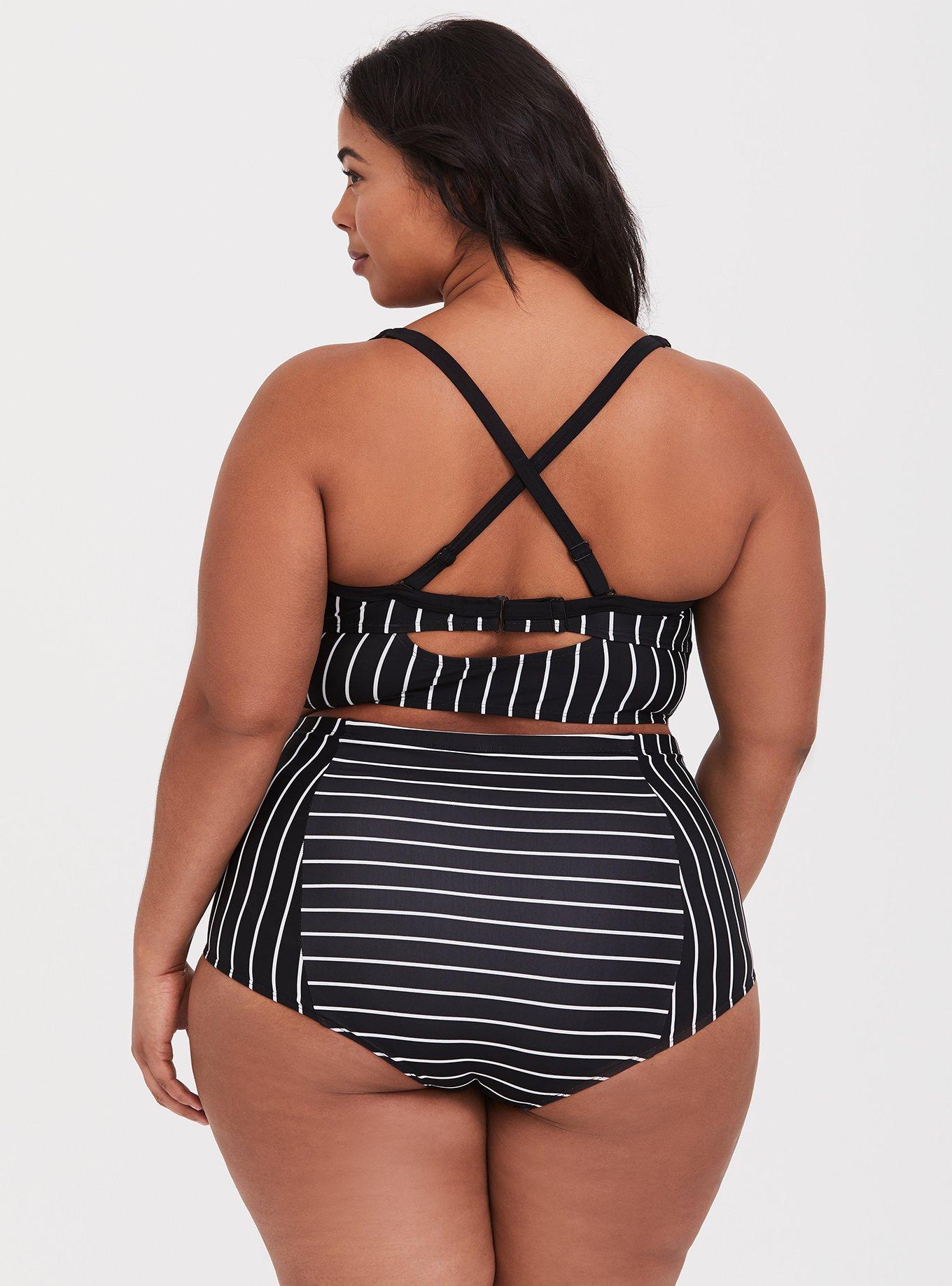 Plus Size - Underwire Cut And Sew Bikini Top - Torrid