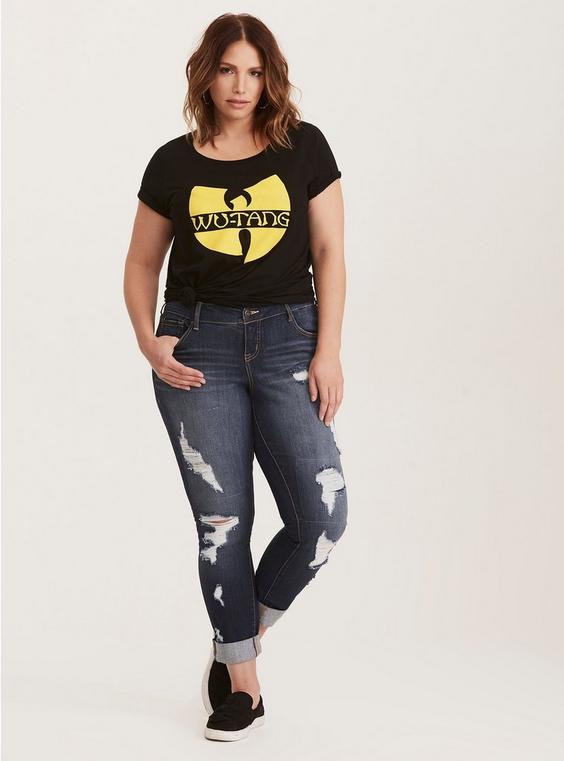 Plus Size - Wu-Tang Clan Black Crew Neck Tee - Torrid Plus Size - Wu-Tang Clan Black Crew Neck Tee - Torrid