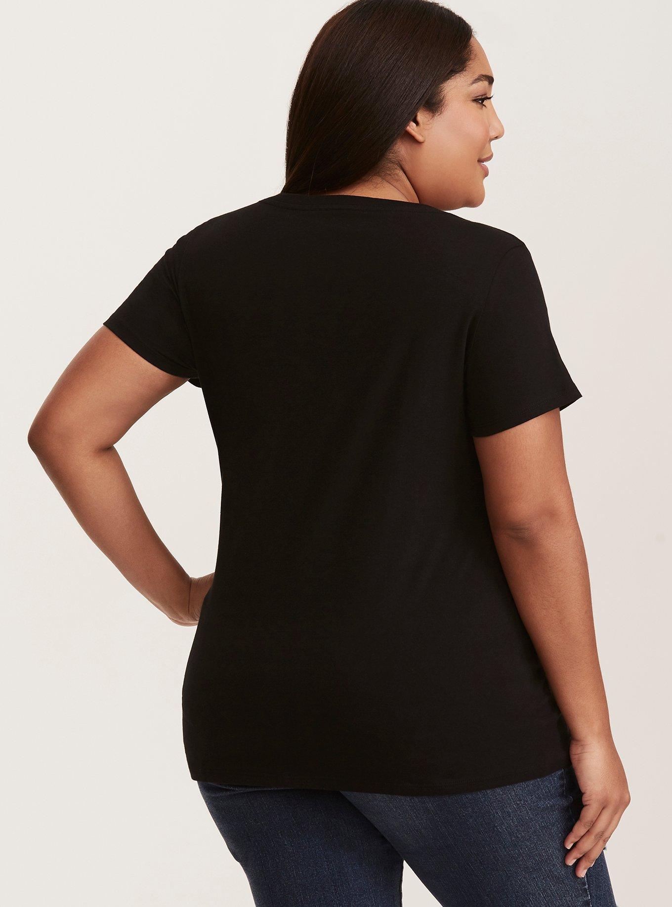 Zodiac Gemini V-Neck Tee, DEEP BLACK, alternate