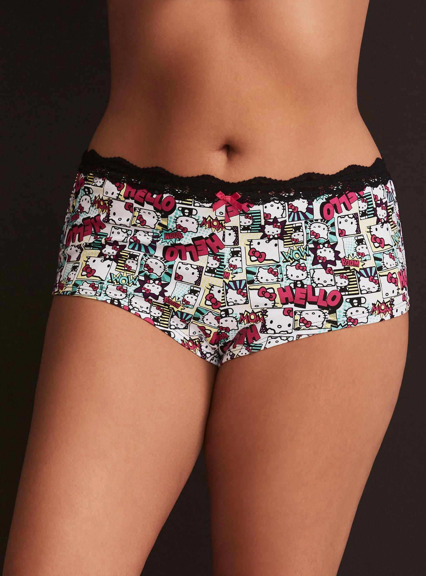 Hello Kitty Cotton Cheeky Panty, MULTI, hi-res