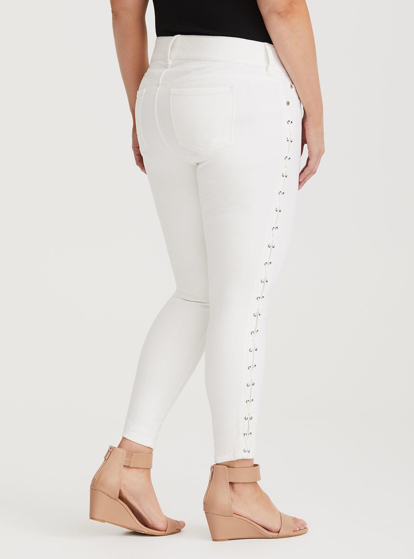 Plus Size Jegging - Super Stretch White, WHITE, alternate