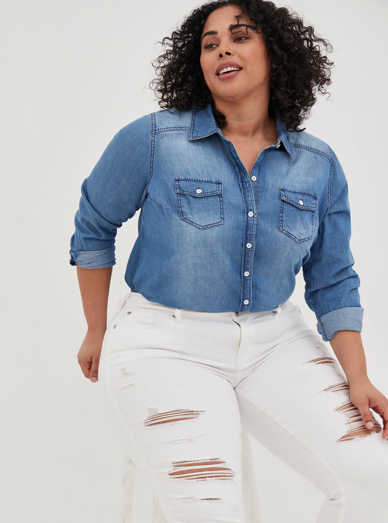 Crop Boyfriend Straight Vintage Stretch Mid-Rise Jean, DESTRUCTED WHITE, alternate
