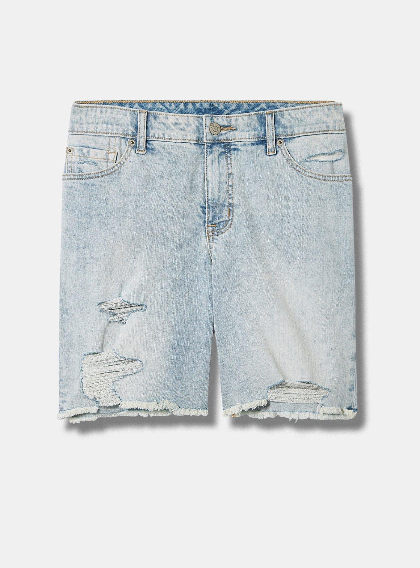 Bermuda Boyfriend Vintage Stretch Mid-Rise Short