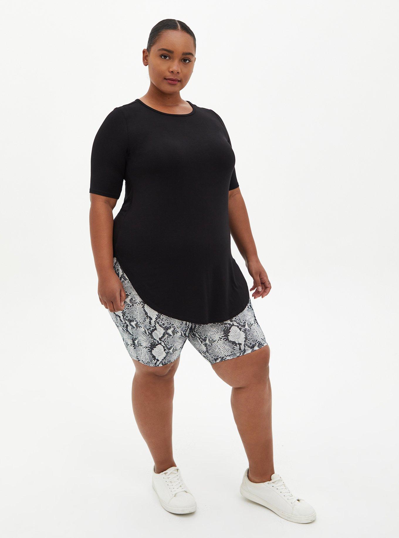 9 Inch Signature Waist Bike Short, SNAKE, hi-res
