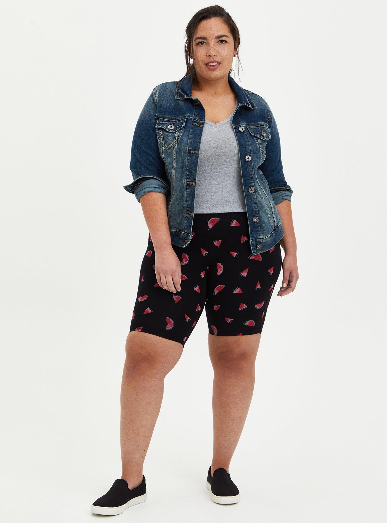 Plus Size - 9 Inch Signature Waist Bike Short - Torrid