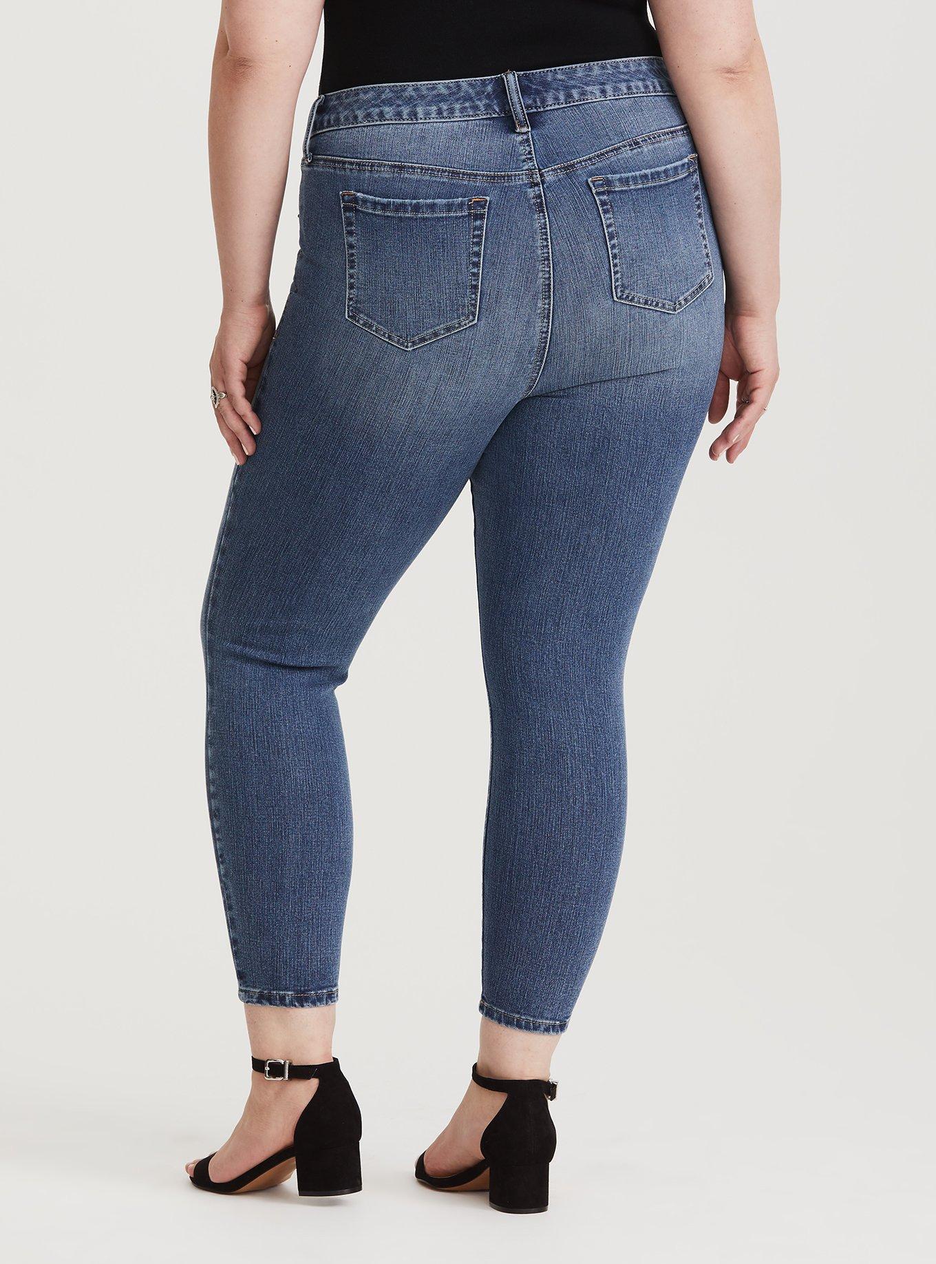 Plus Size Curvy Skinny Jean - Ultimate StretchMedium Wash, SEAWALL, alternate