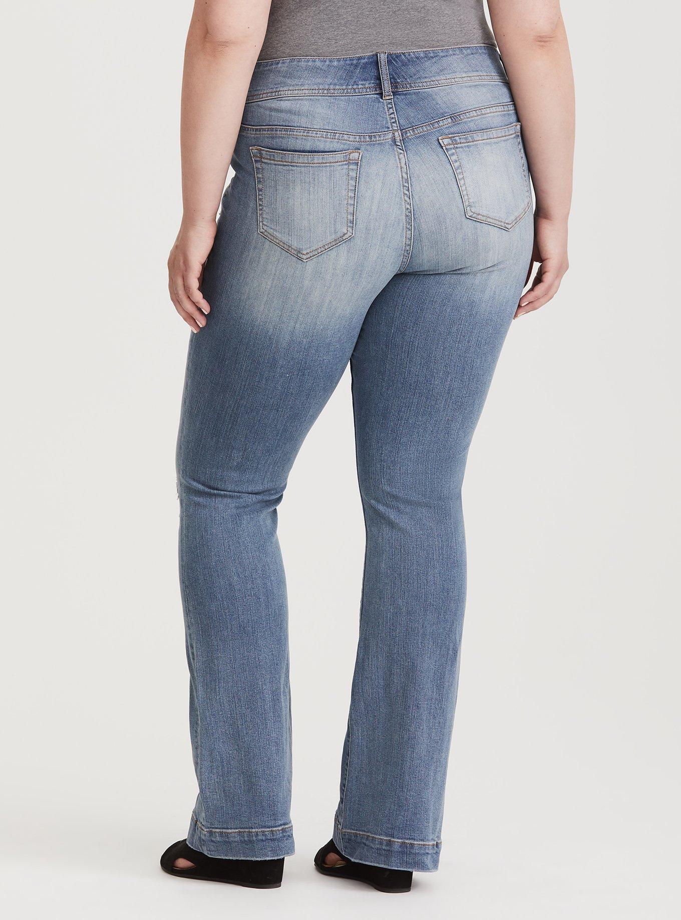 Flare Jean - Premium Stretch Light Wash, HORIZON, alternate