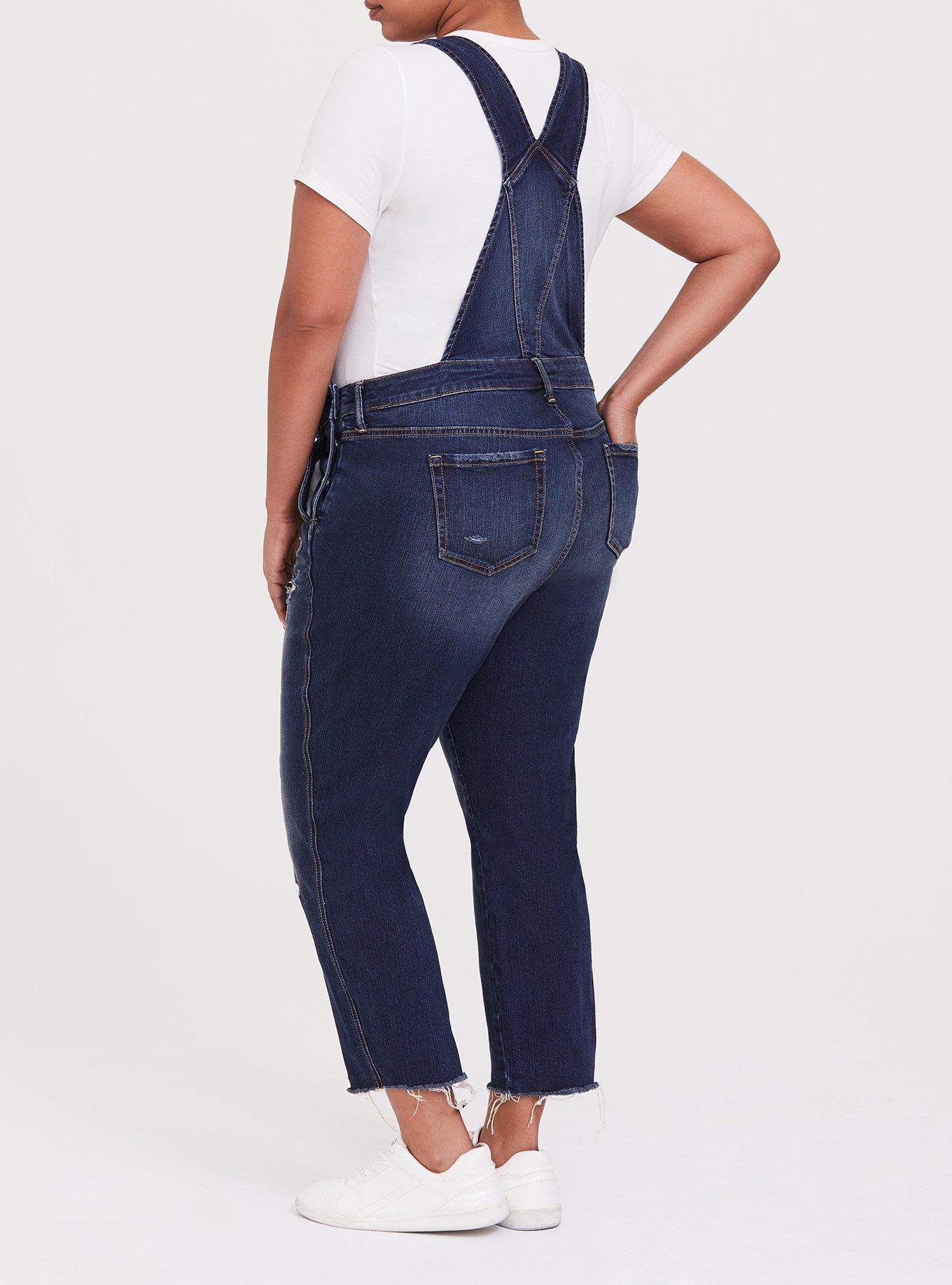 Torrid store denim overalls