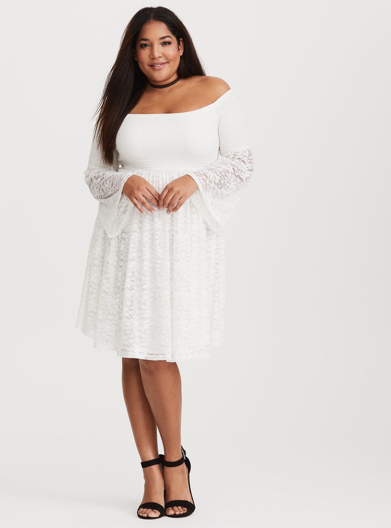 White lace hot sale dress torrid