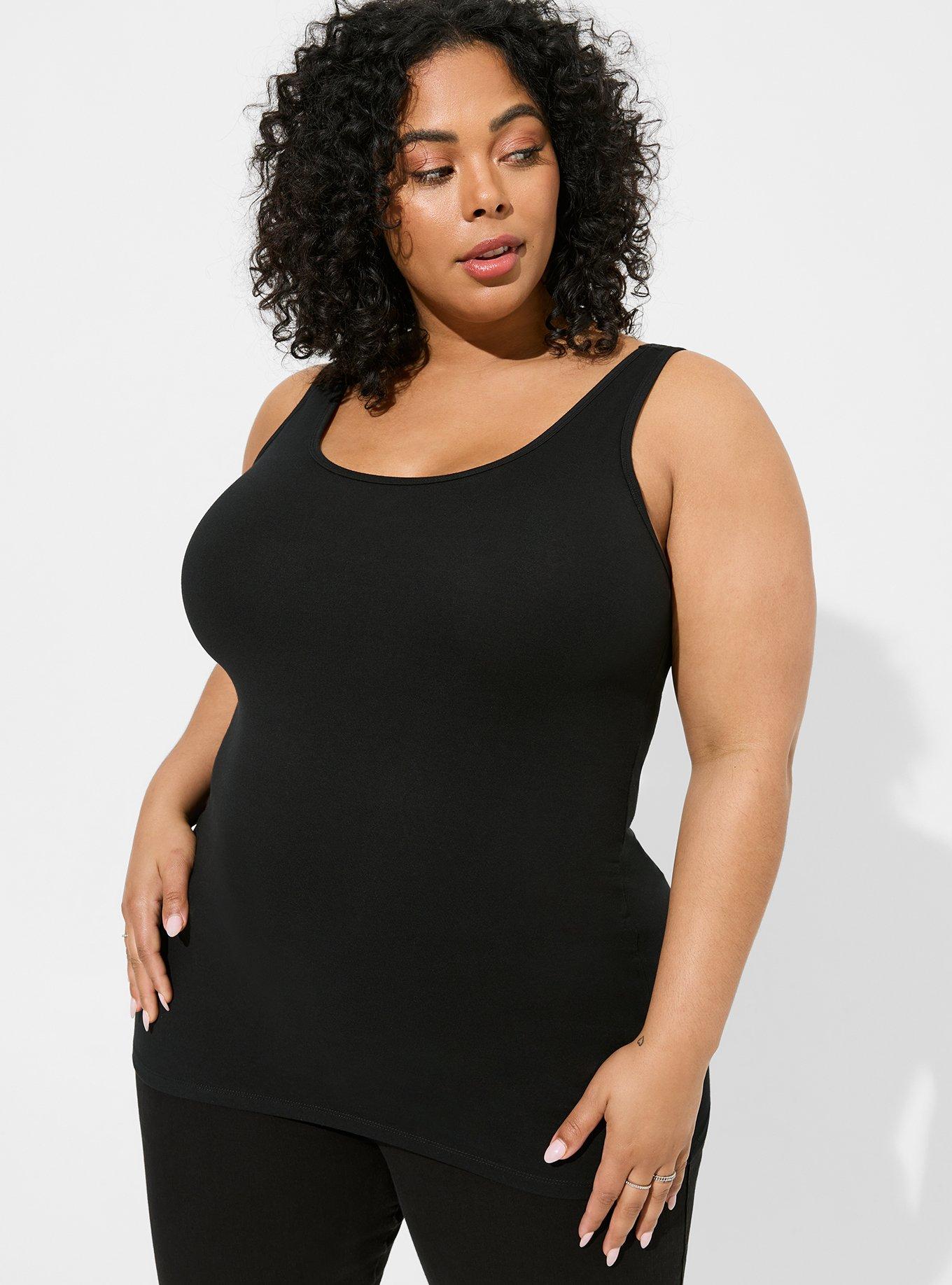 Plus Size - Foxy Scoop Neck Tank - Torrid