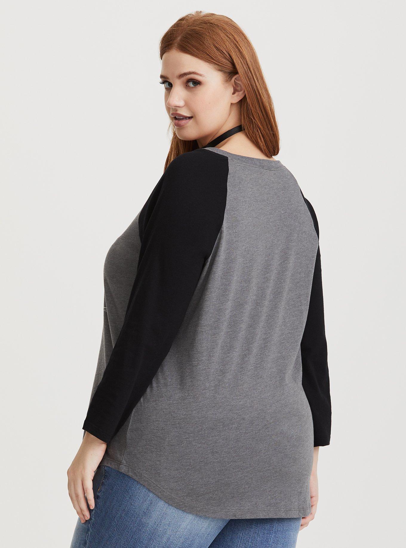 Disney Ariel Grey Raglan Tee, NONEC, alternate