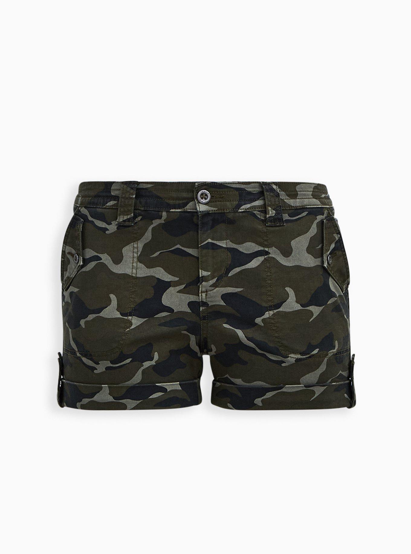 3.5 Inch Military Stretch Twill Mid-Rise Short