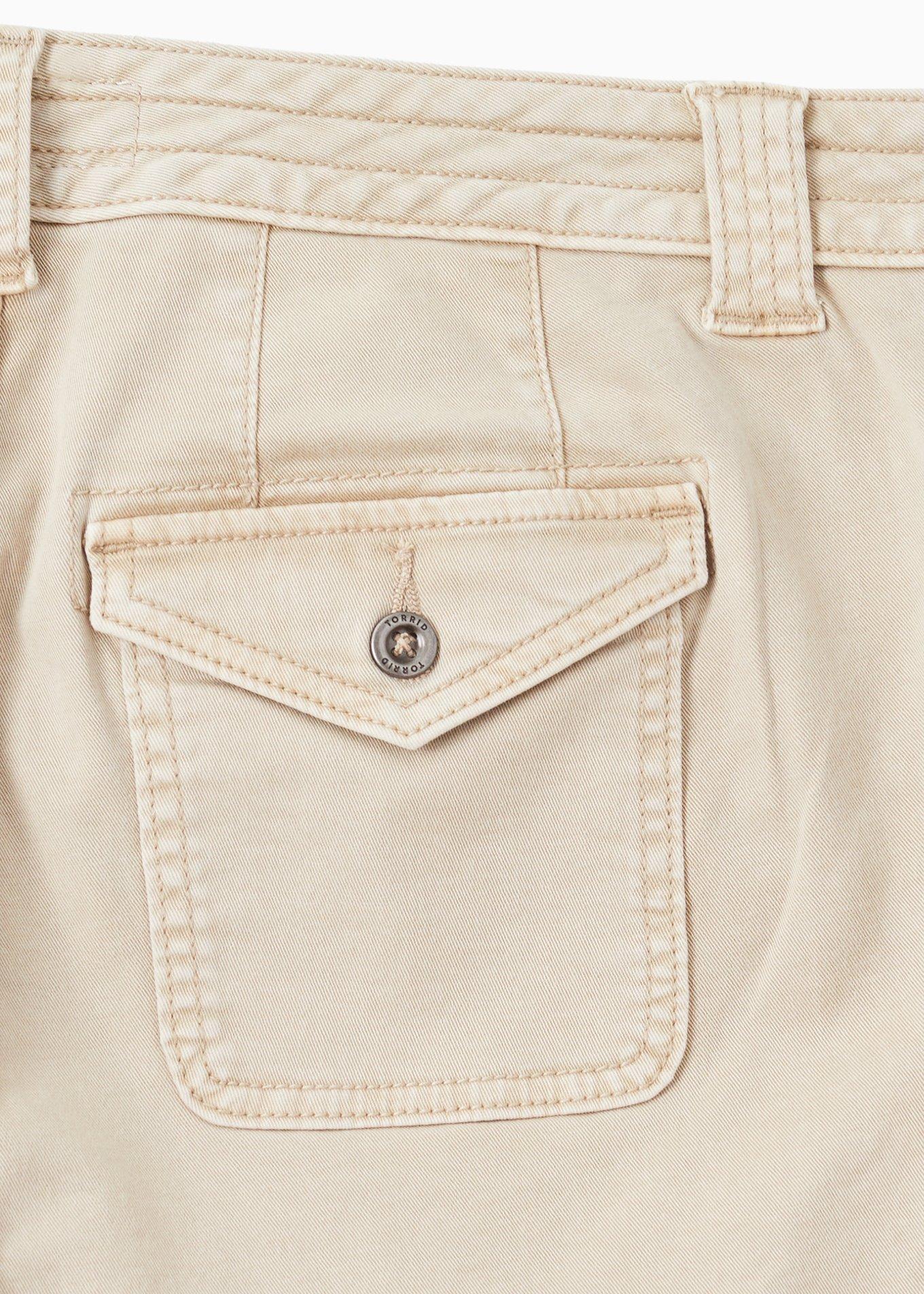 Torrid khaki shorts top