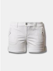 3.5 Inch Military Stretch Twill Mid-Rise Short, BRIGHT WHITE, hi-res