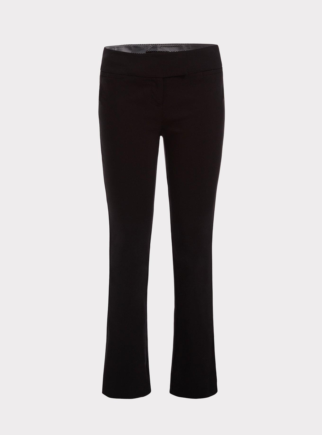 Plus Size - Trouser Relaxed Boot Millennial Stretch High-Rise Pant