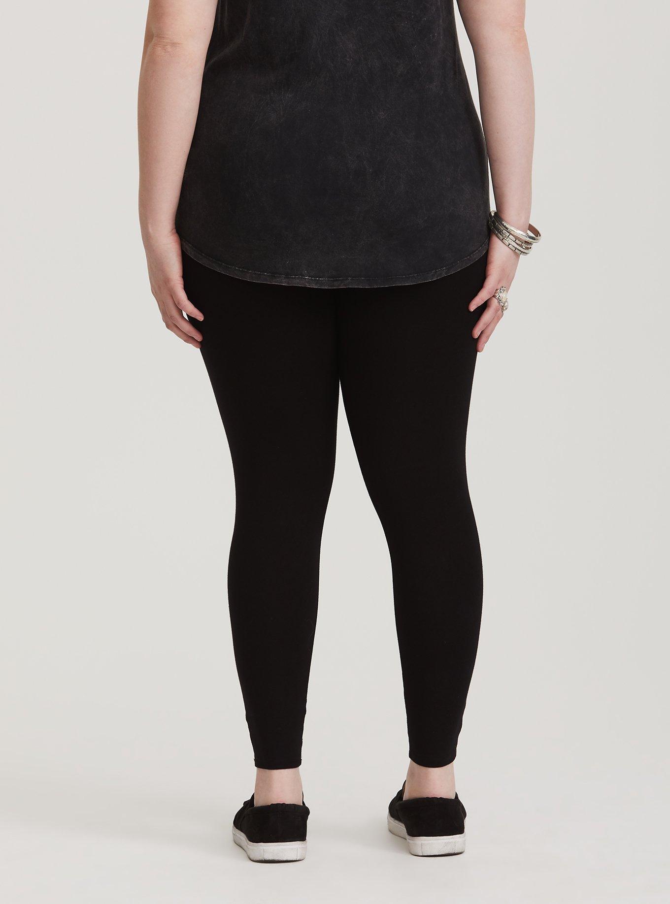 Plus Size - Full Length Signature Waist Moto Legging - Torrid