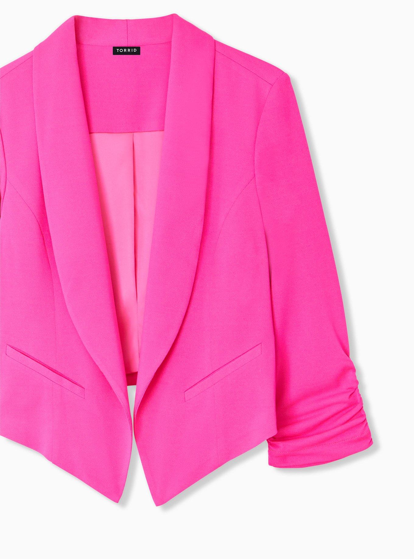 Torrid pink blazer sales