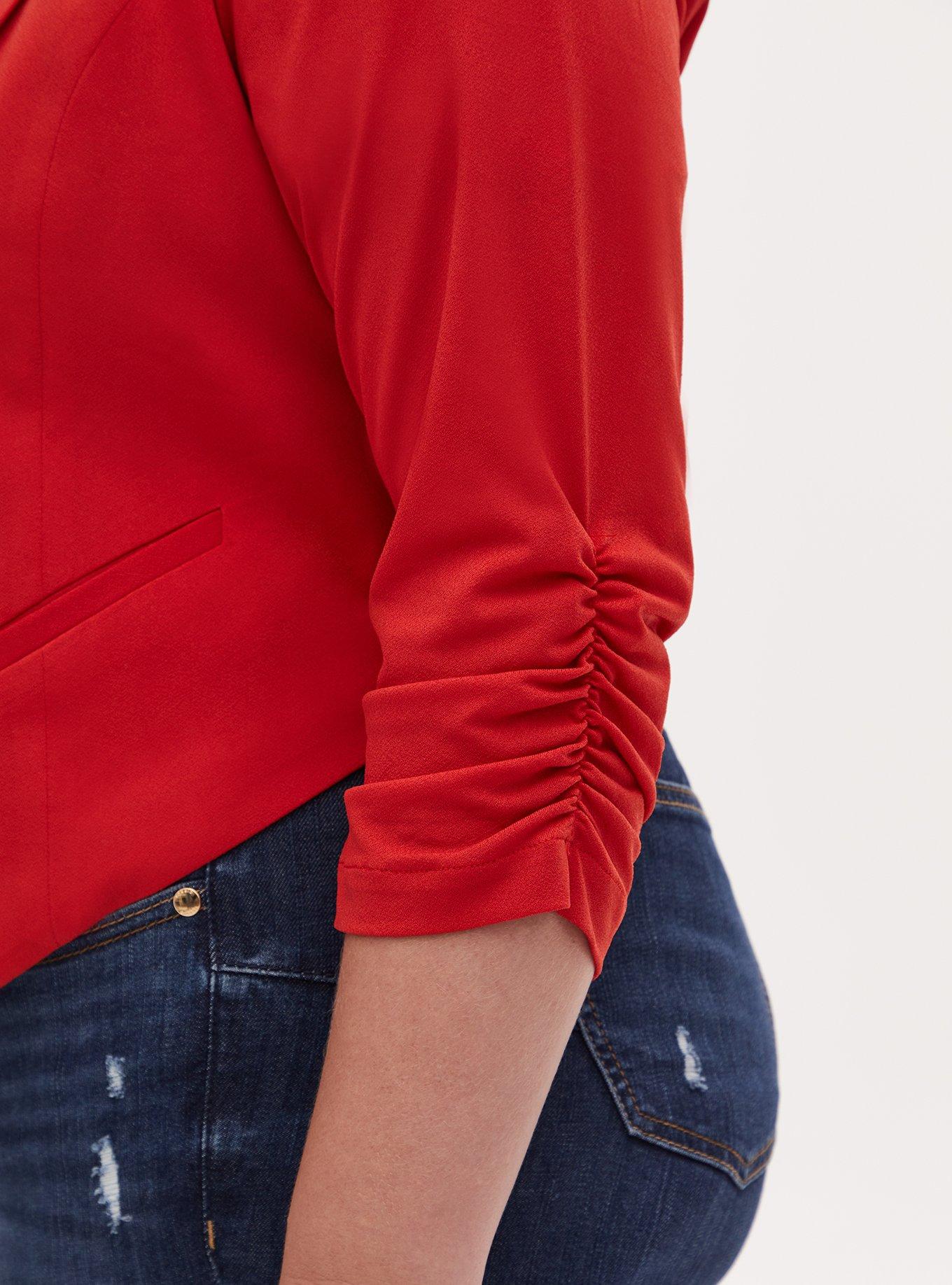 Studio Crepe Classic Blazer, MOLTEN LAVA, alternate