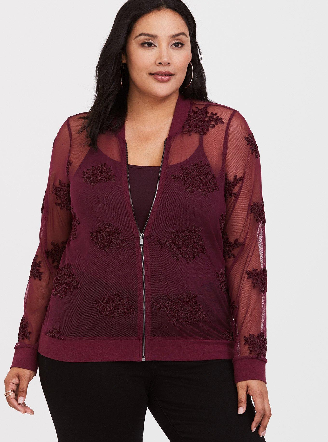 Torrid floral shop bomber jacket