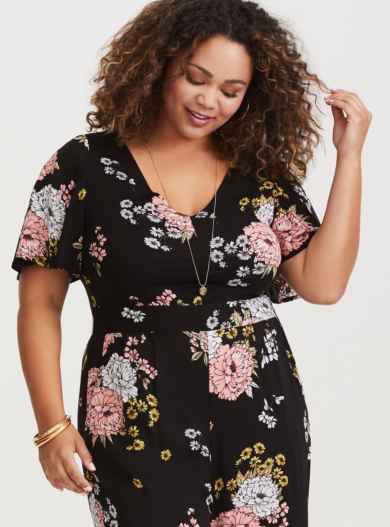 Torrid sales jumpsuit floral