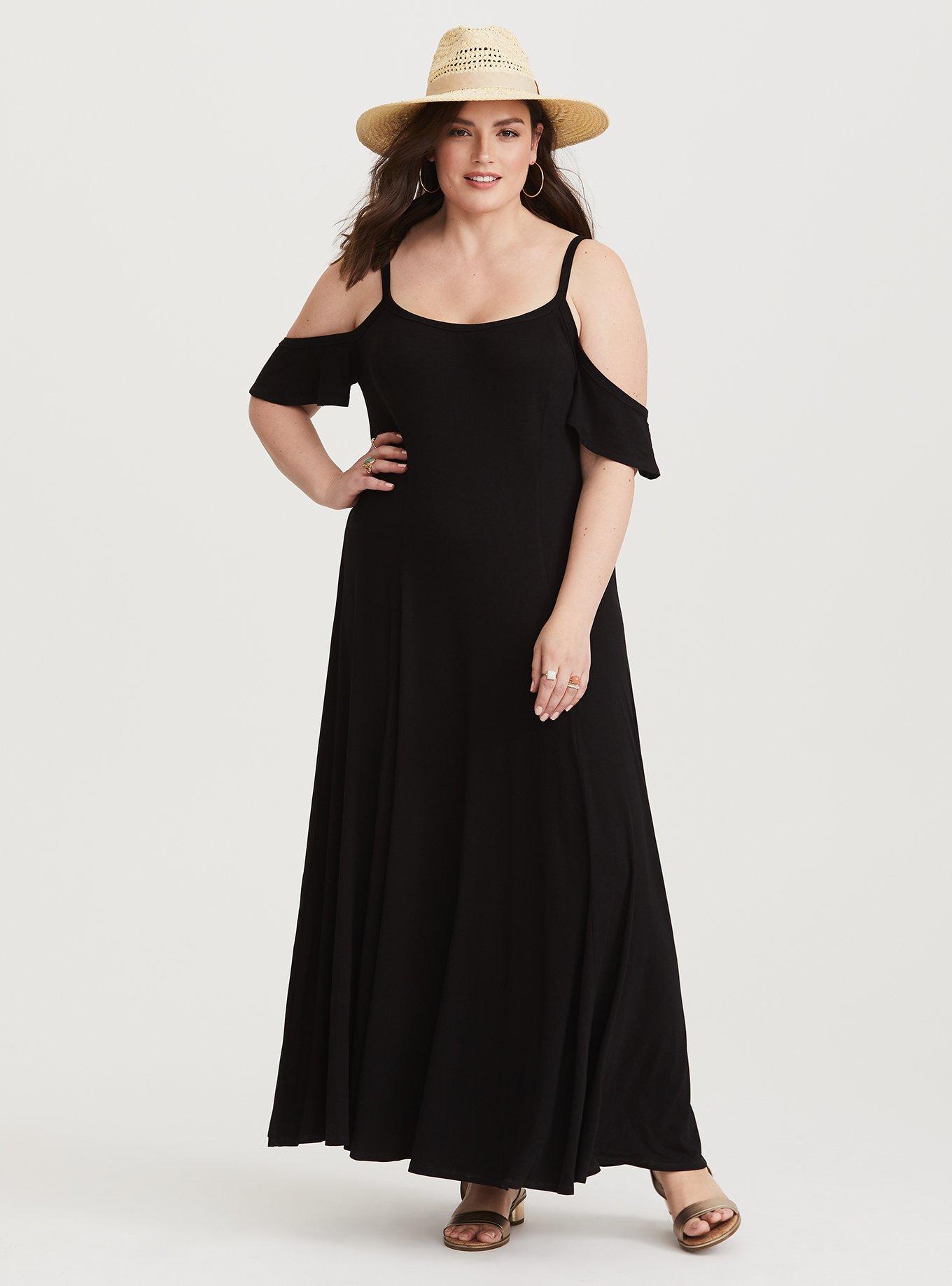Maxi Jersey Trapeze Dress, , hi-res
