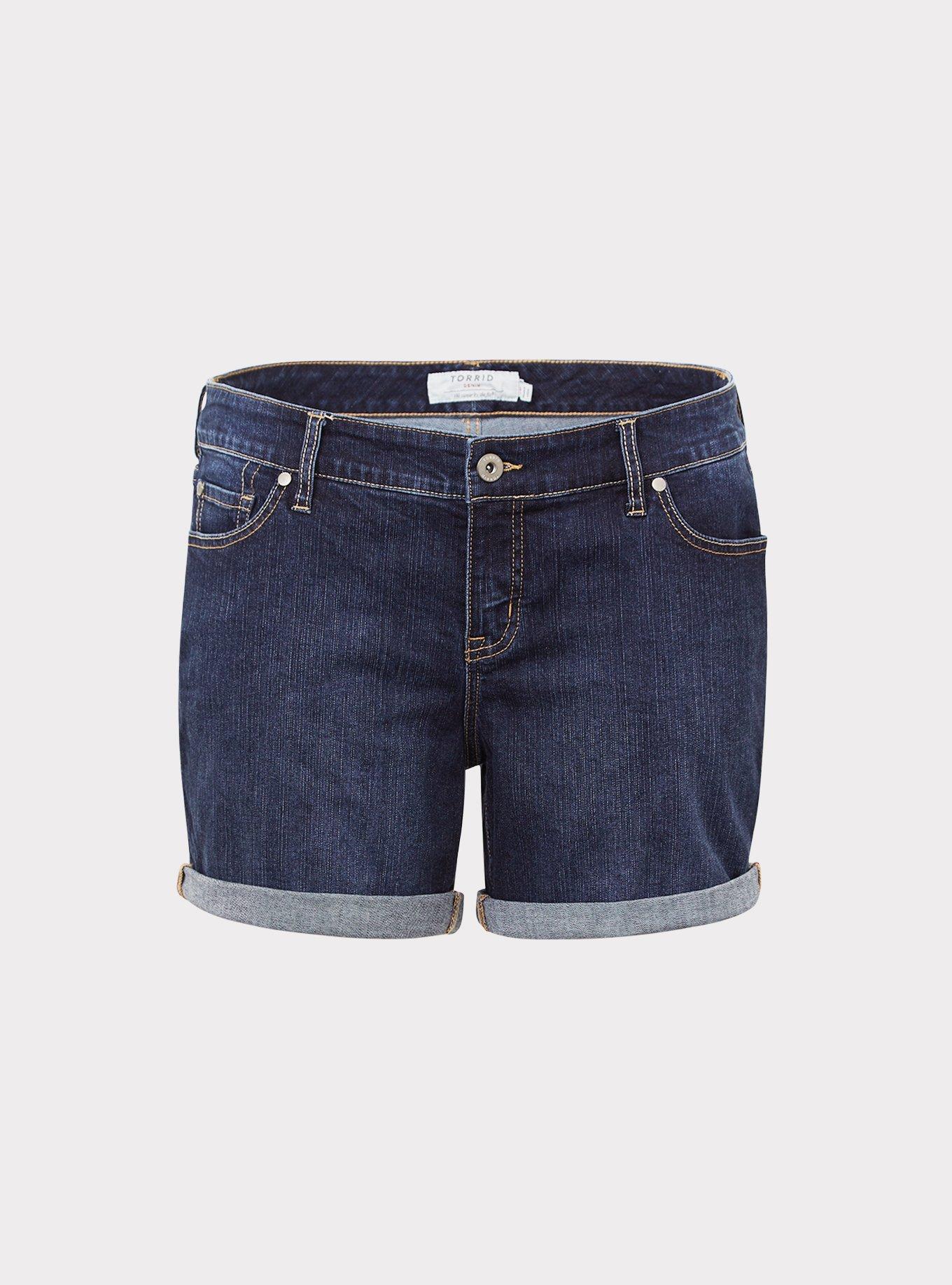Classic Skinny Short - Vintage Stretch Dark Wash, RINSE, hi-res