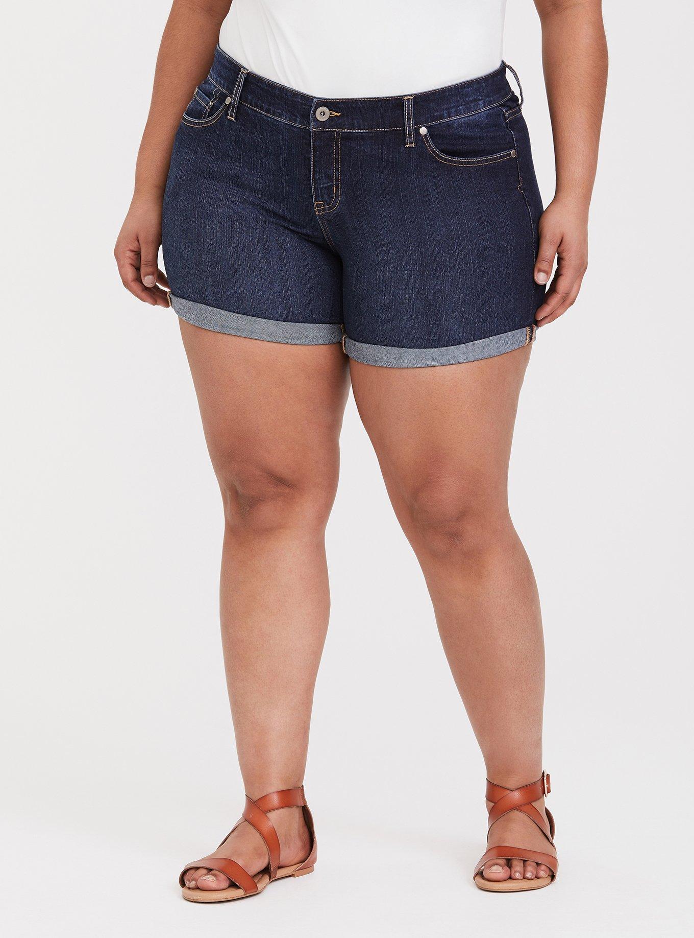 Classic Skinny Short - Vintage Stretch Dark Wash, RINSE, hi-res