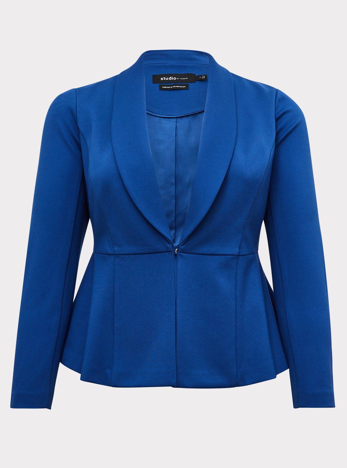 Peplum blazer jacket hotsell