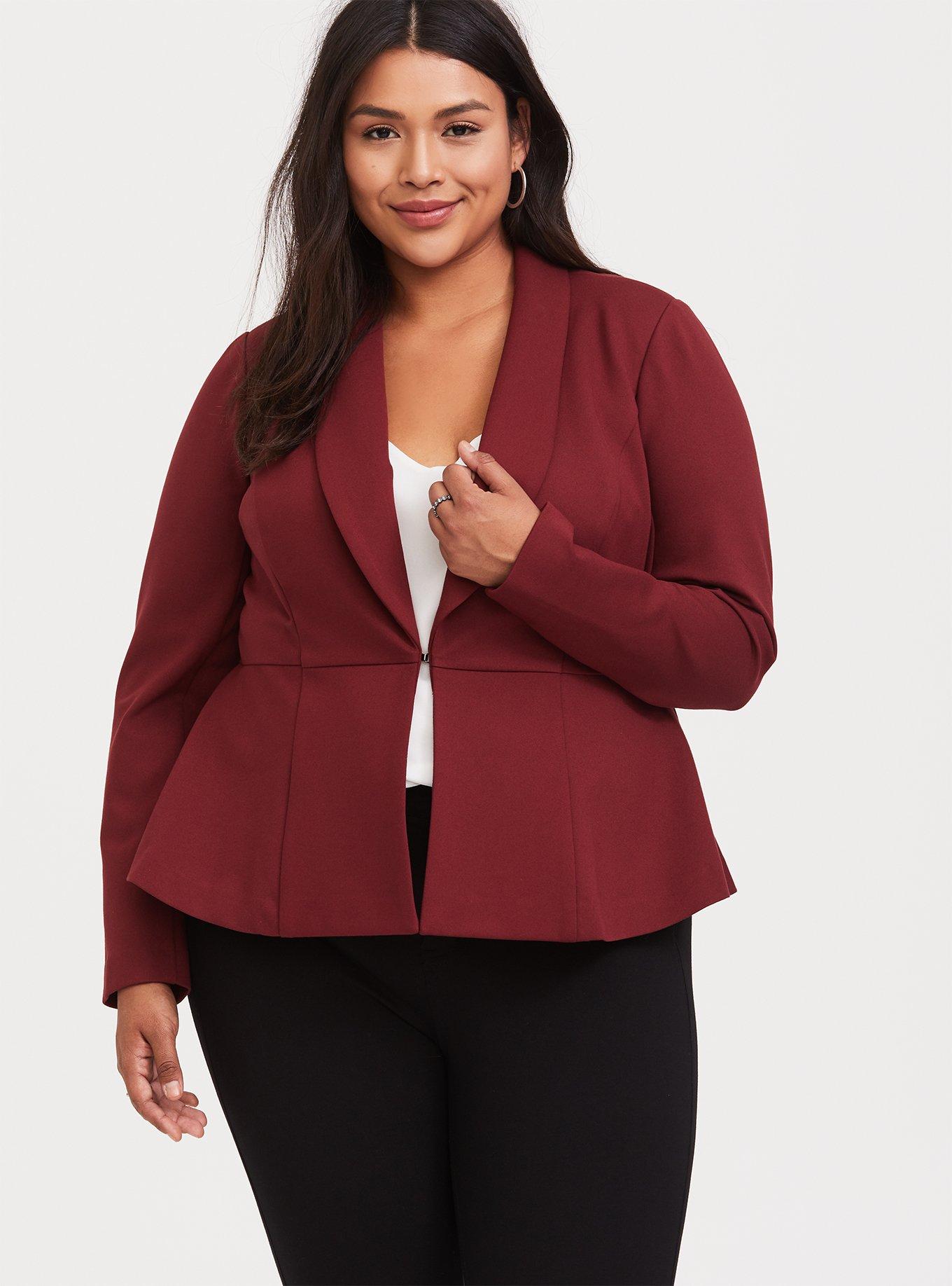 TORRID Studio Luxe Ponte Vest