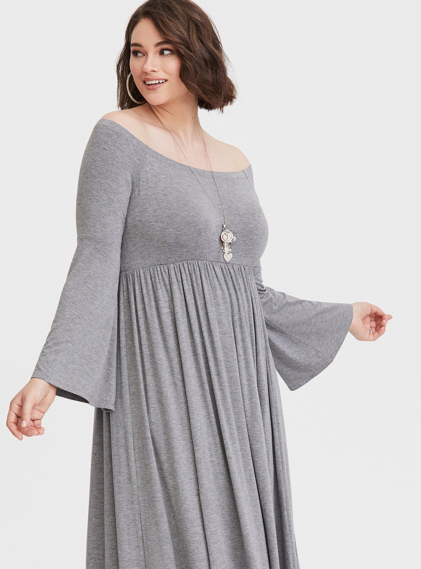 Torrid gray hot sale dress