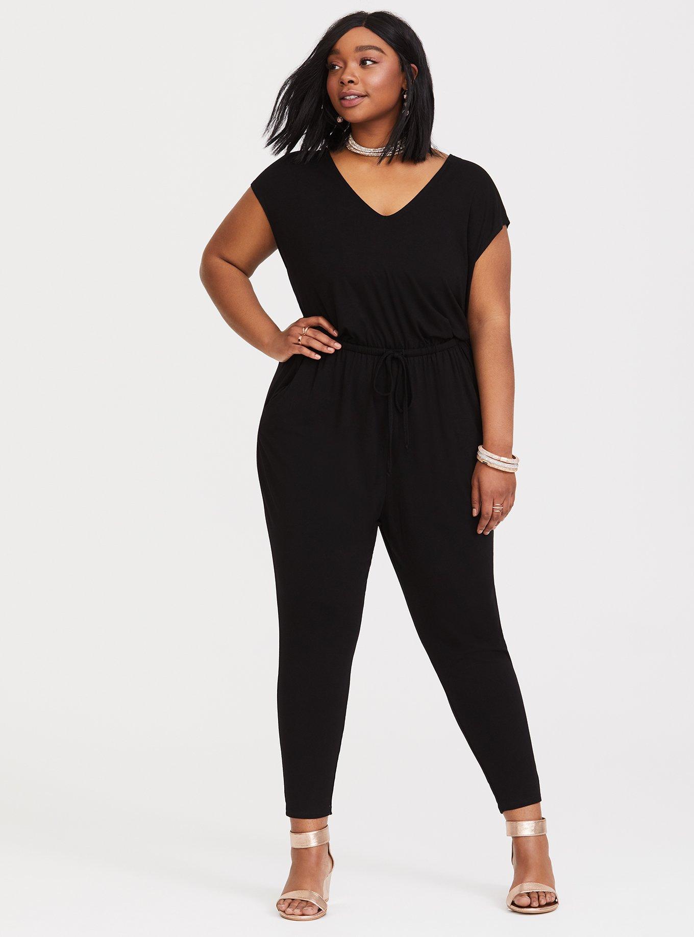 Jersey Dolman Sleeve Jumpsuit, , hi-res