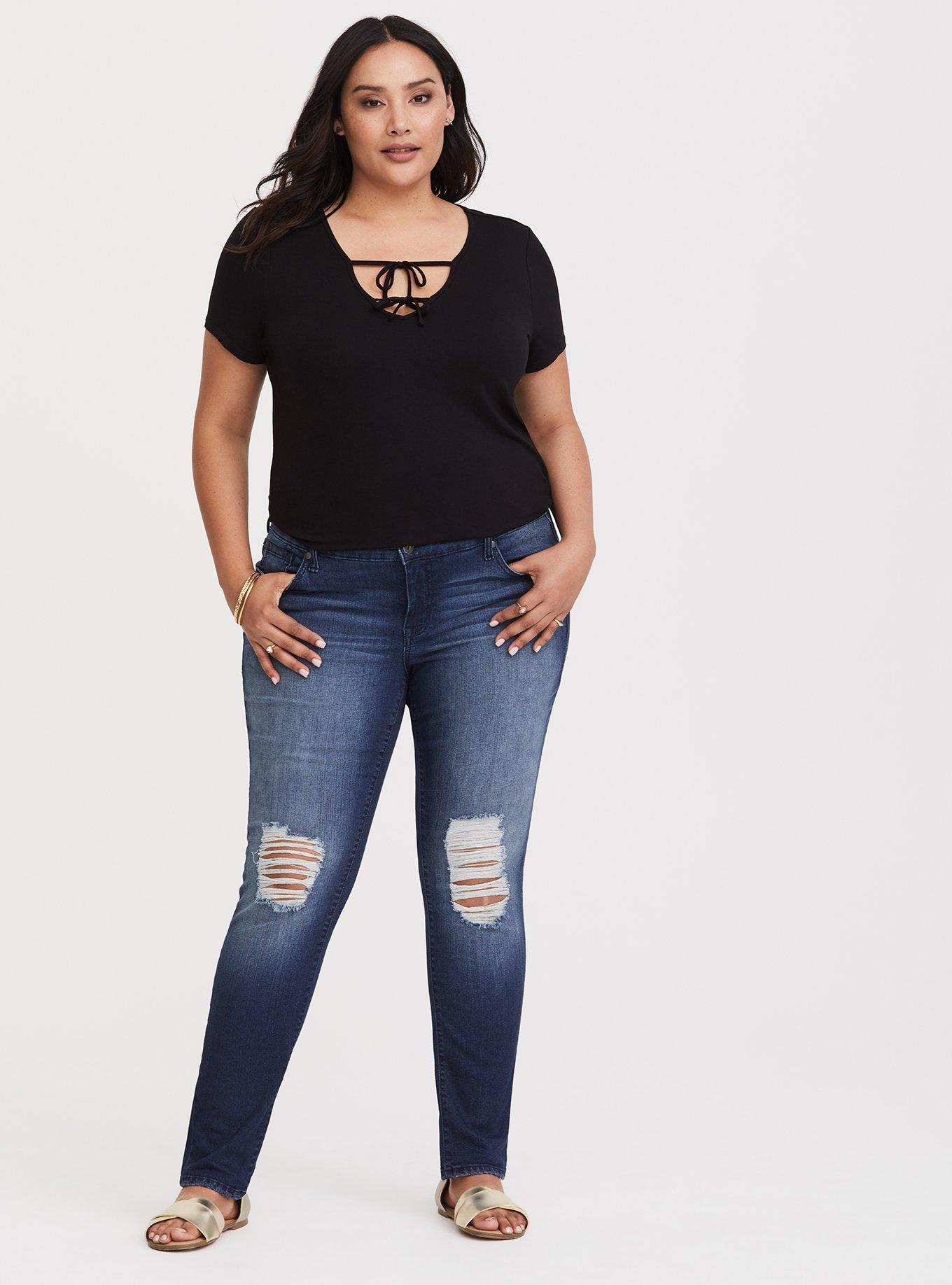 Boyfriend Jean - Vintage Stretch Dark Wash, PACIFIC, alternate