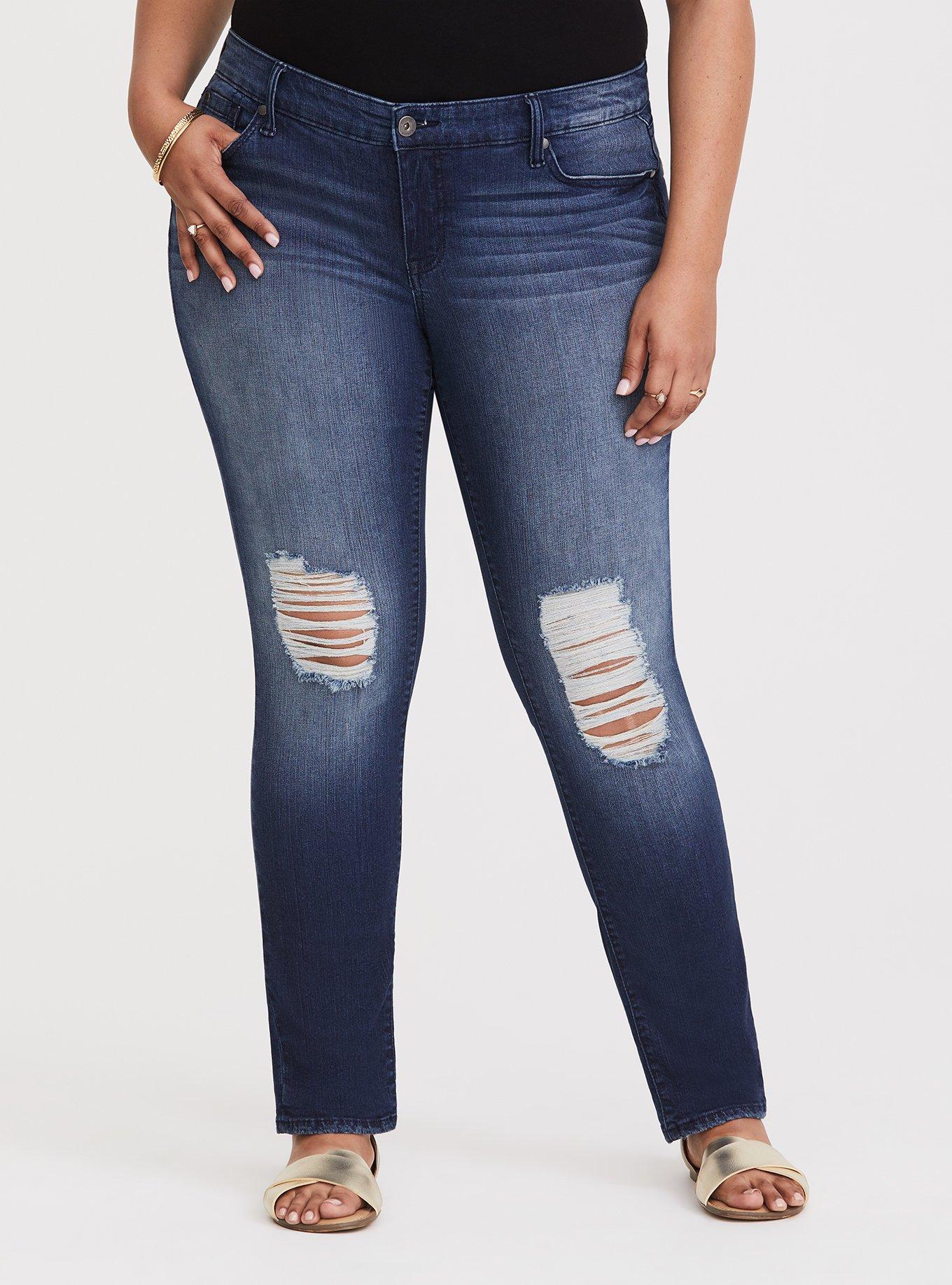 Boyfriend Jean - Vintage Stretch Dark Wash, PACIFIC, alternate