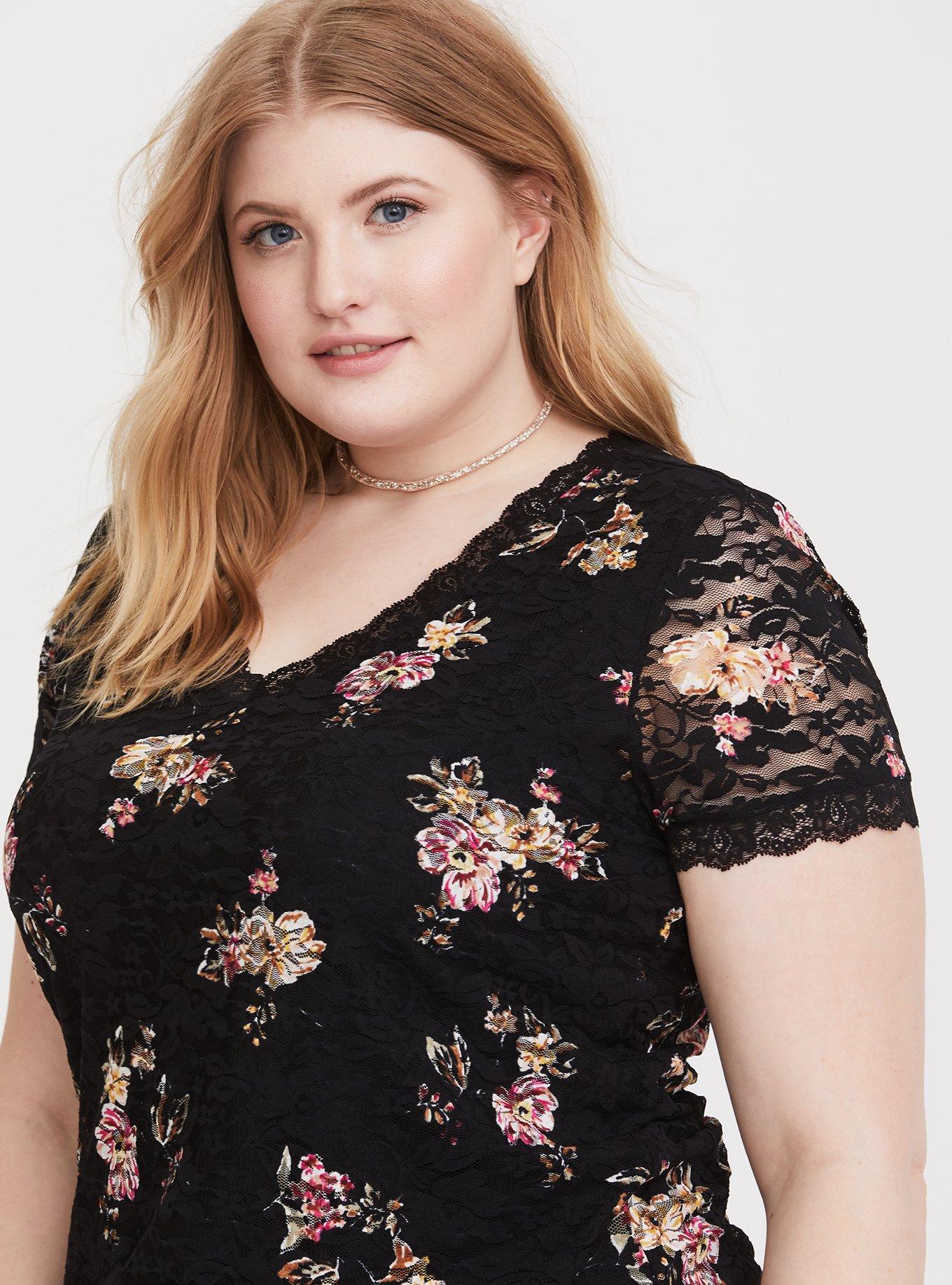 Torrid floral clearance top