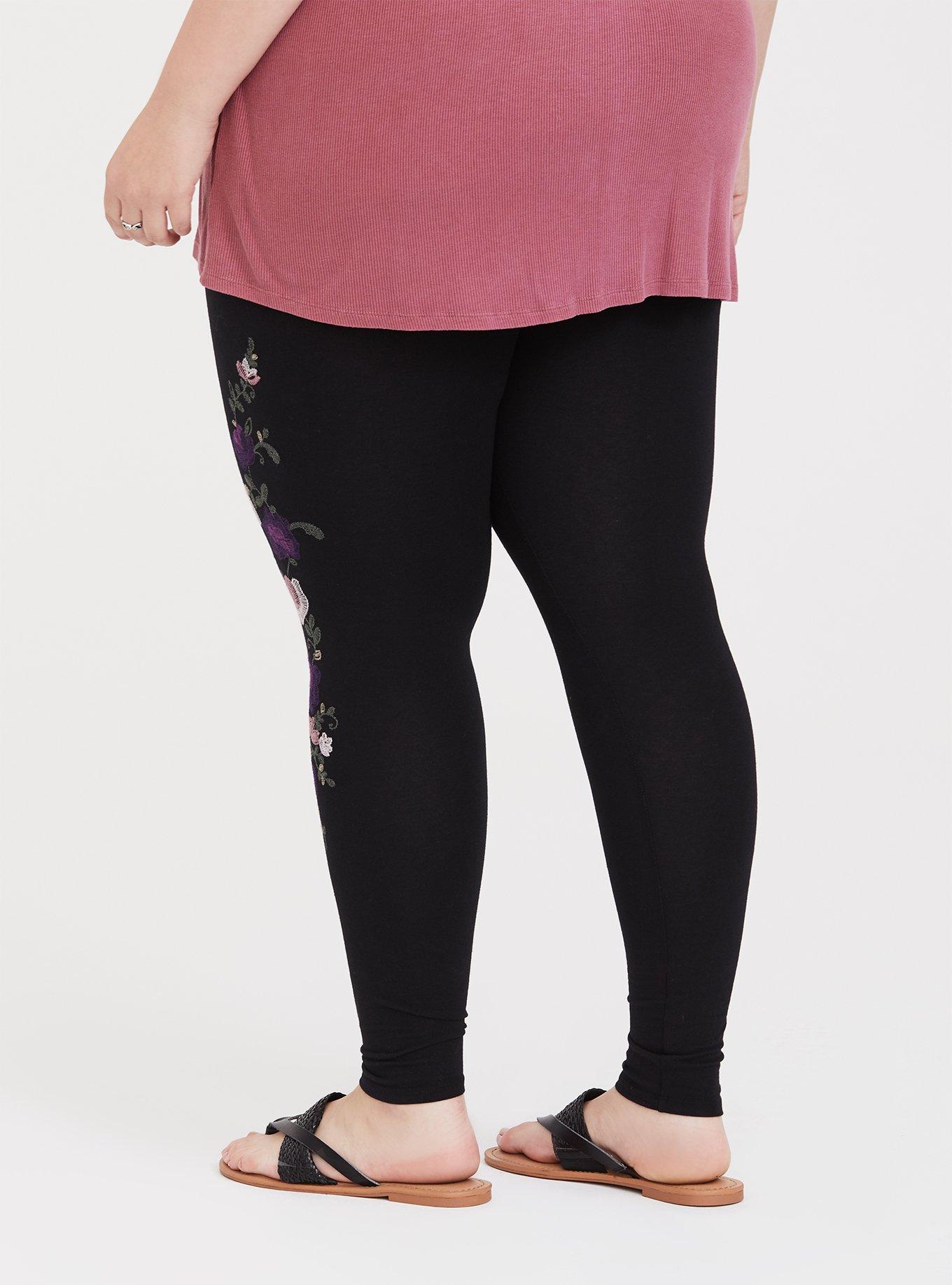 Women's Floral Embroidered Legging