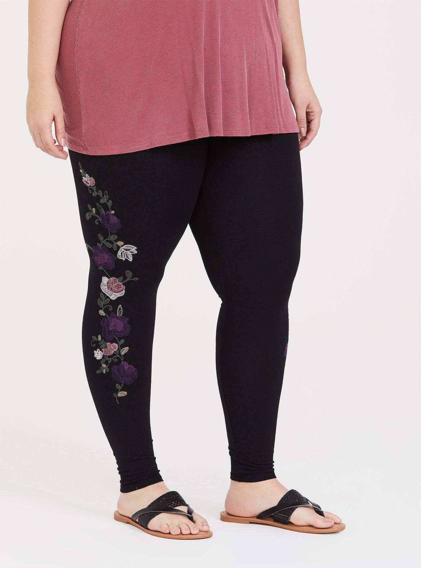 Plus Size - Full Length Signature Waist Floral Legging - Torrid