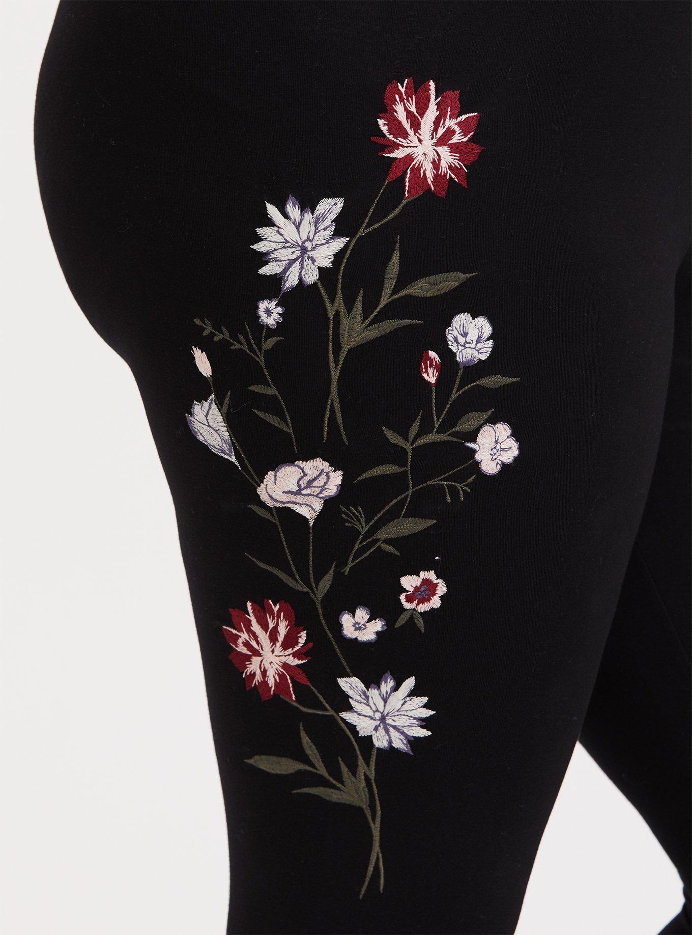 Plus Size - Full Length Signature Waist Floral Legging - Torrid
