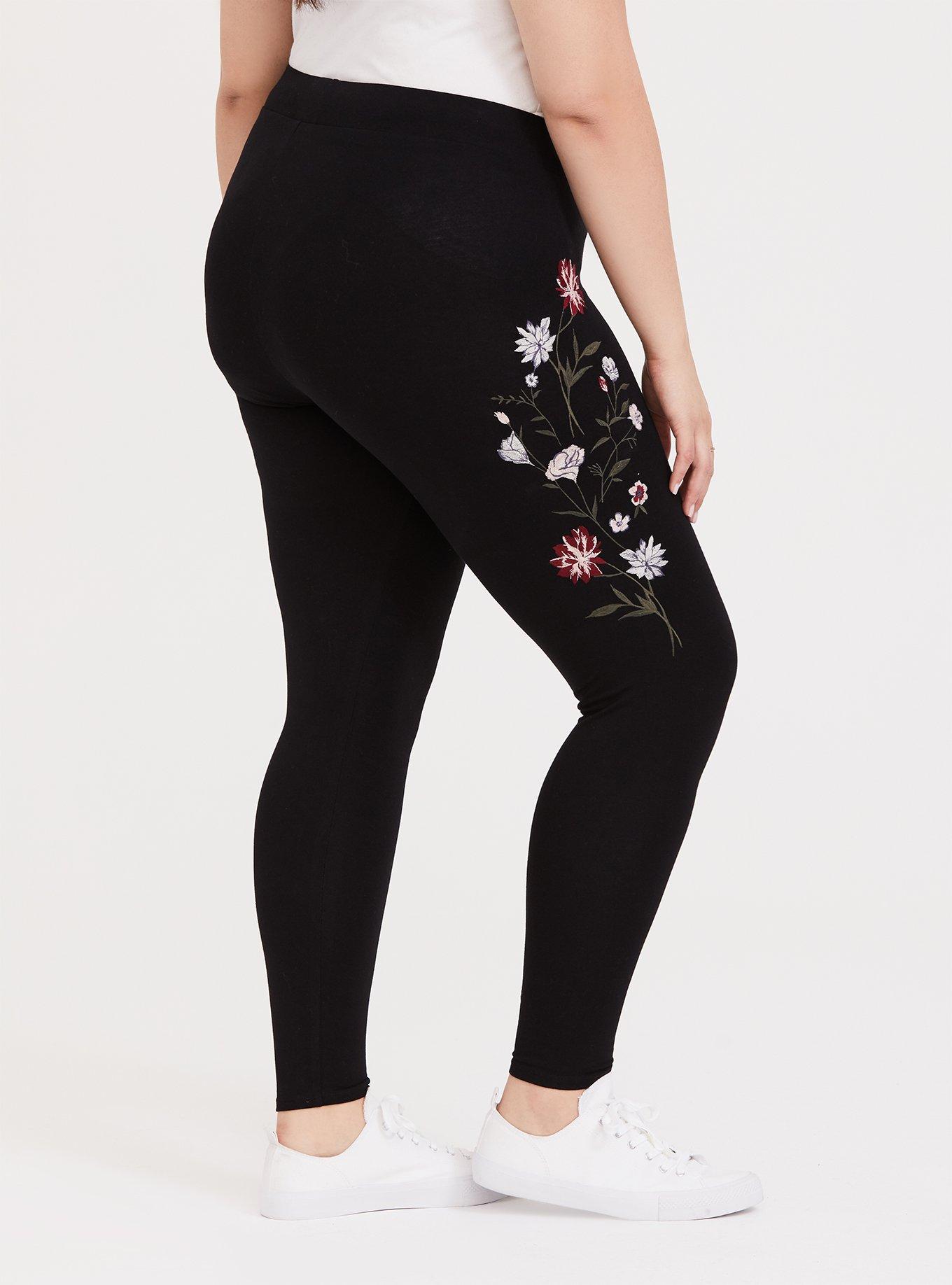 Plus Size - Full Length Signature Waist Floral Legging - Torrid