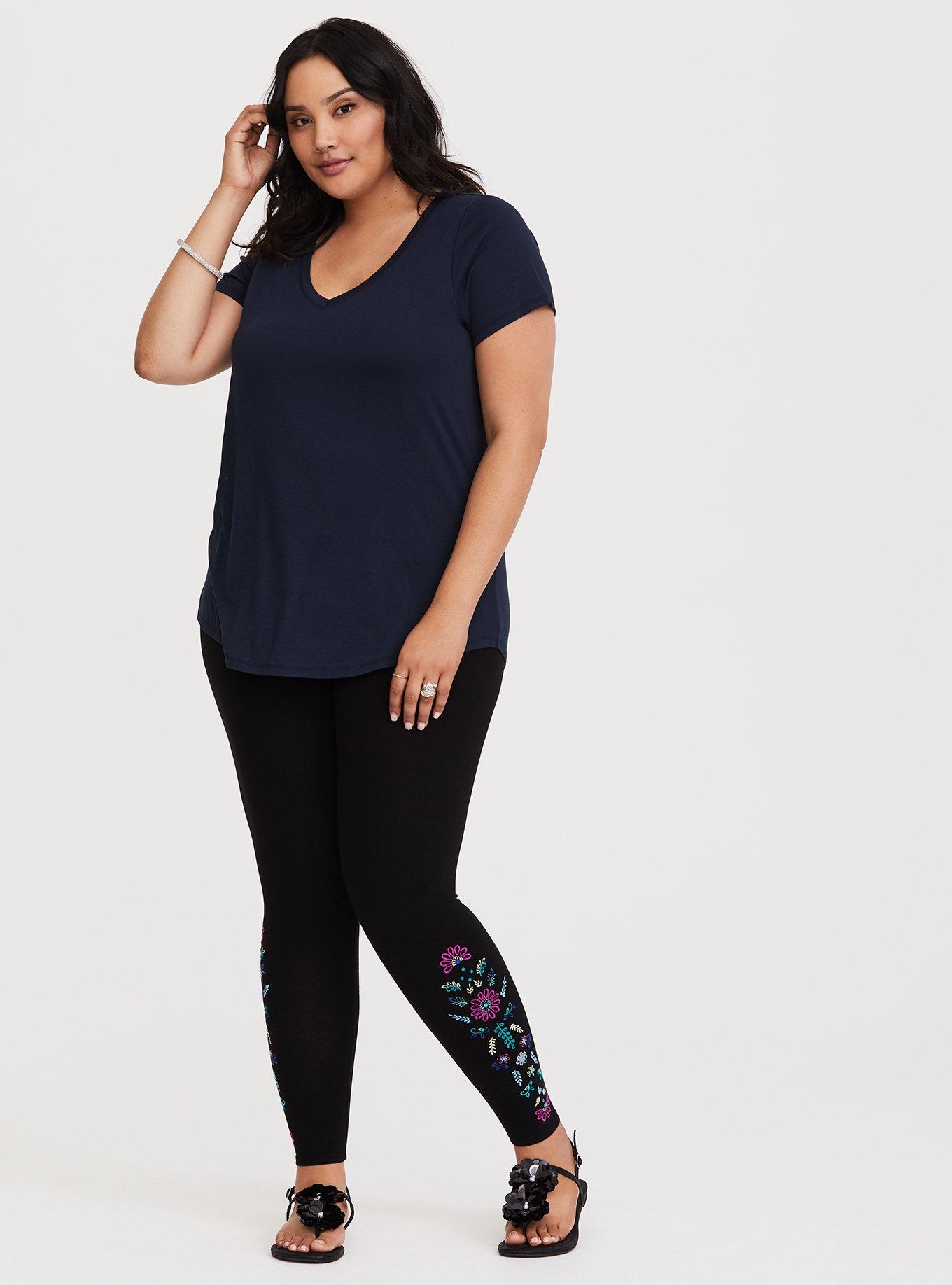 Full Length Signature Waist Floral Legging, , alternate