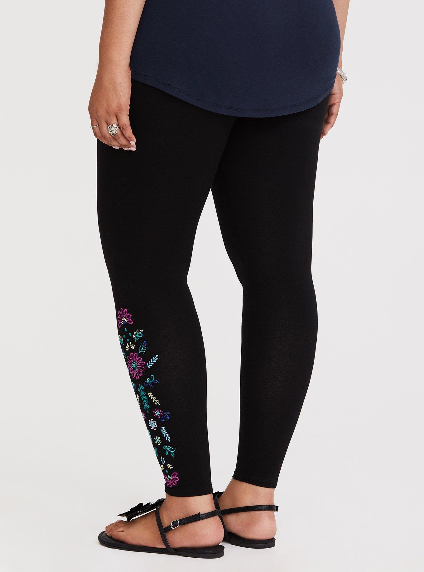 Full Length Signature Waist Floral Legging, , alternate
