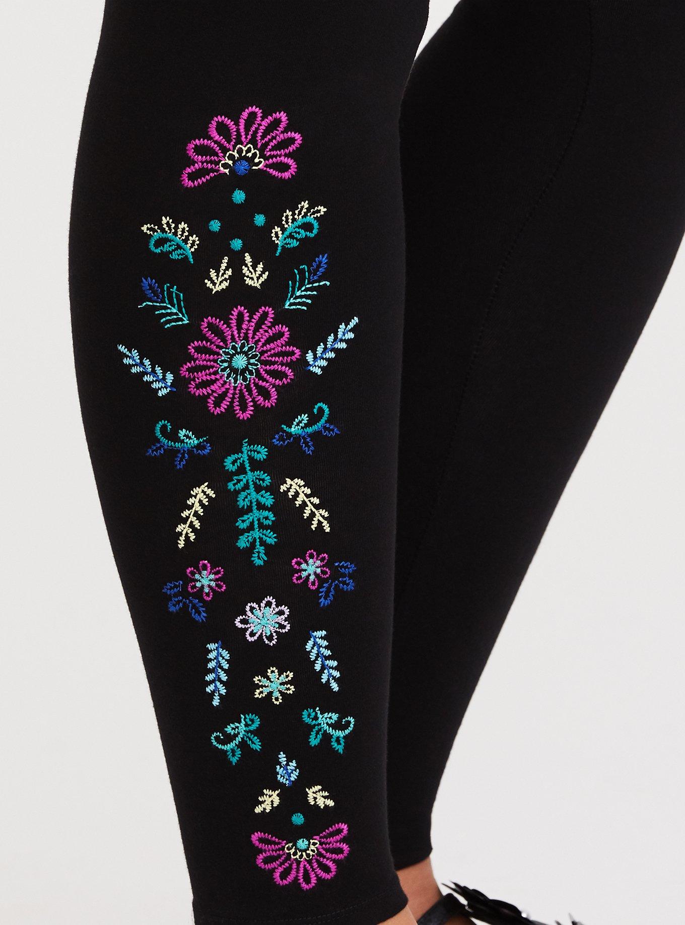 Full Length Signature Waist Floral Legging, , alternate