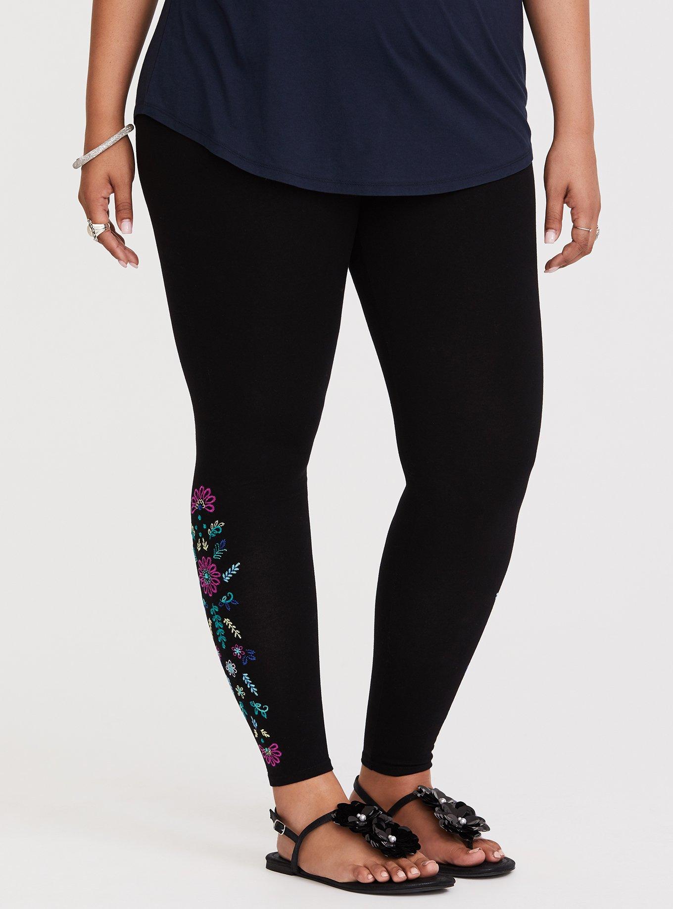 Full Length Signature Waist Floral Legging, , hi-res