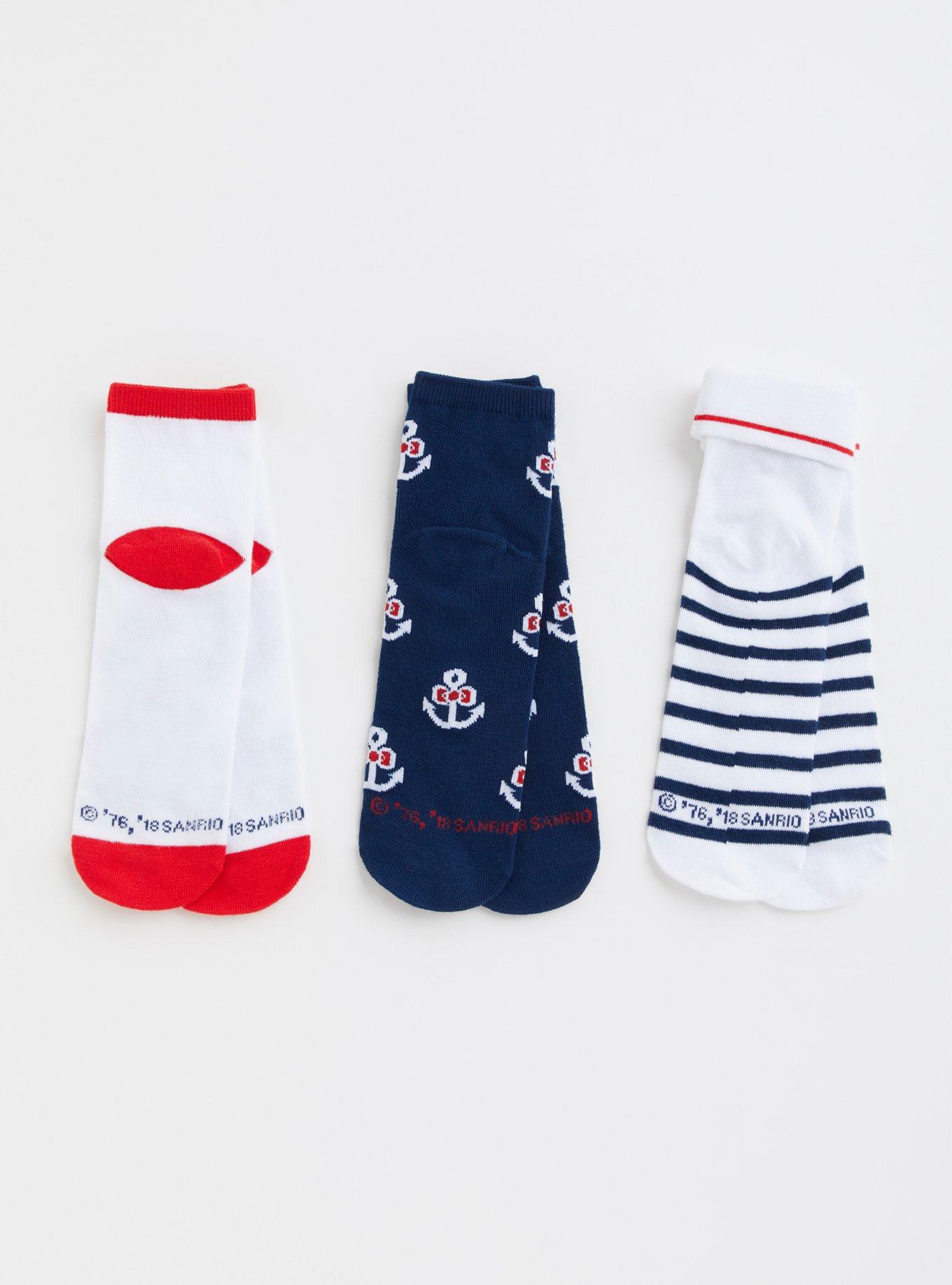 Hello Kitty Ankle Socks - Pack of 3, MULTI, alternate