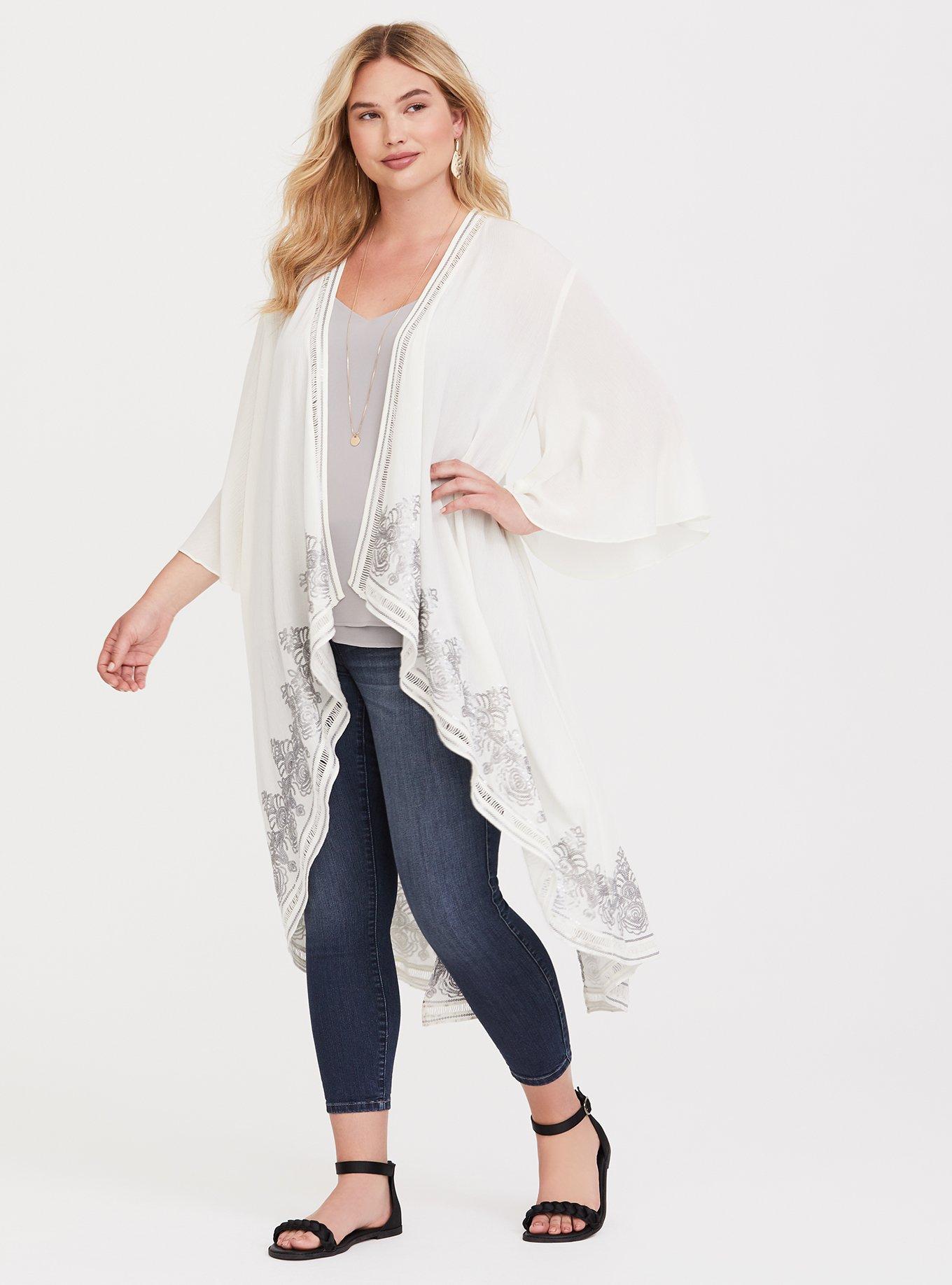 Gauze kimono sale cardigan