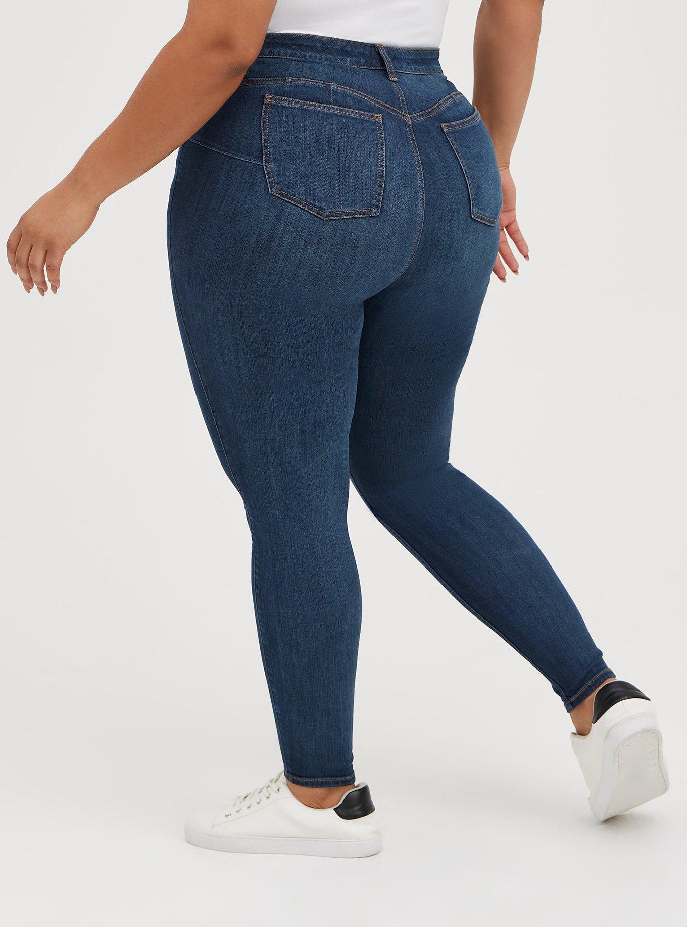 Plus Size - Curvy Bombshell Skinny Premium Stretch High-Rise Jean - Torrid