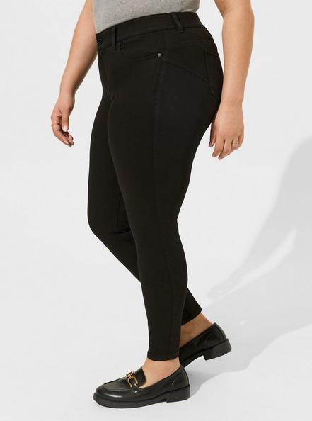 Bombshell Skinny Premium Stretch High-Rise Jean, BLACK, alternate