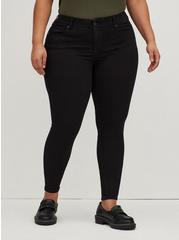Bombshell Skinny Premium Stretch High-Rise Jean, BLACK, alternate